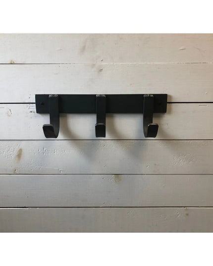 The Mary Style Handmade Coat Rack Coat Rack 10" Wall Mount Length Finish Black Powder Coat | Industrial Farm Co