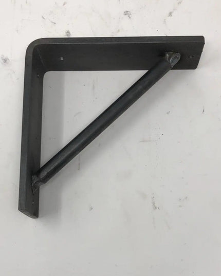 The Middletown L Shelf Support Shelf Support 5" Depth x 5" Wall Mount Length Finish Gold Powder Coat | Industrial Farm Co