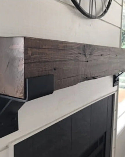 The Monroe Style Corbel Bracket Brackets/Corbels 6" Depth x 6" Wall Mount Length Finish Black Powder Coat | Industrial Farm Co