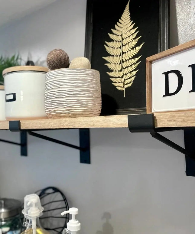 The Nauseef Shelf Support Bracket Shelf Support 3"  Depth Finish Raw - Uncoated Metal | Industrial Farm Co