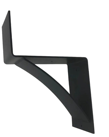 The Norfolk Farmhouse Bracket Brackets/Corbels 5" Depth x 6" Wall Mount Length Finish Silver Powder Coat | Industrial Farm Co