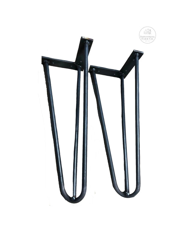 The North Street Steel Pin Legs  Black Powder Coat   | Industrial Farm Co