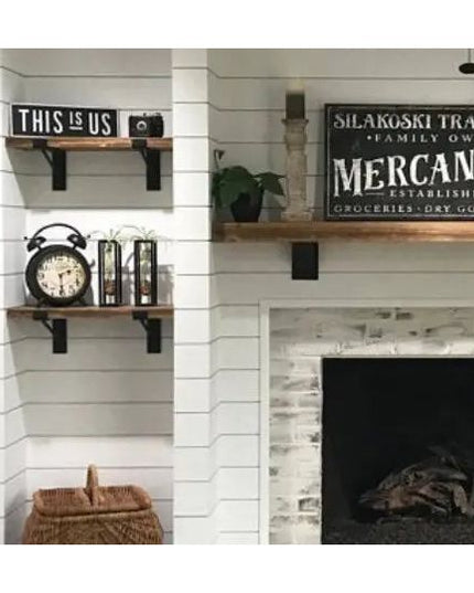 The Norwich Support Bracket Shelf Support 3"  Depth Finish Raw - Uncoated Metal | Industrial Farm Co