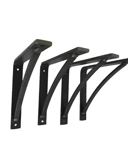 The Oak Hill Petite Shelf Support  5" Depth x 5" Wall Mount Length Finish Raw - Uncoated Metal | Industrial Farm Co