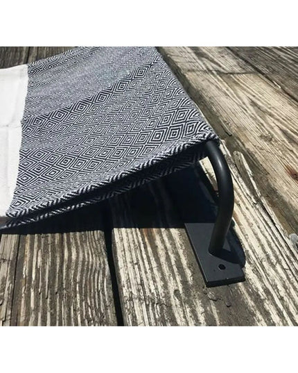 The Oswego Modern Bathroom Towel Bar Towel Bar 18" Wall Mount Length Finish Silver Powder Coat | Industrial Farm Co