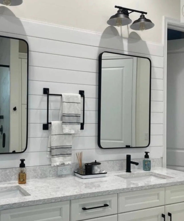 The Parker Hand Towel Holder  Clear Coat   | Industrial Farm Co