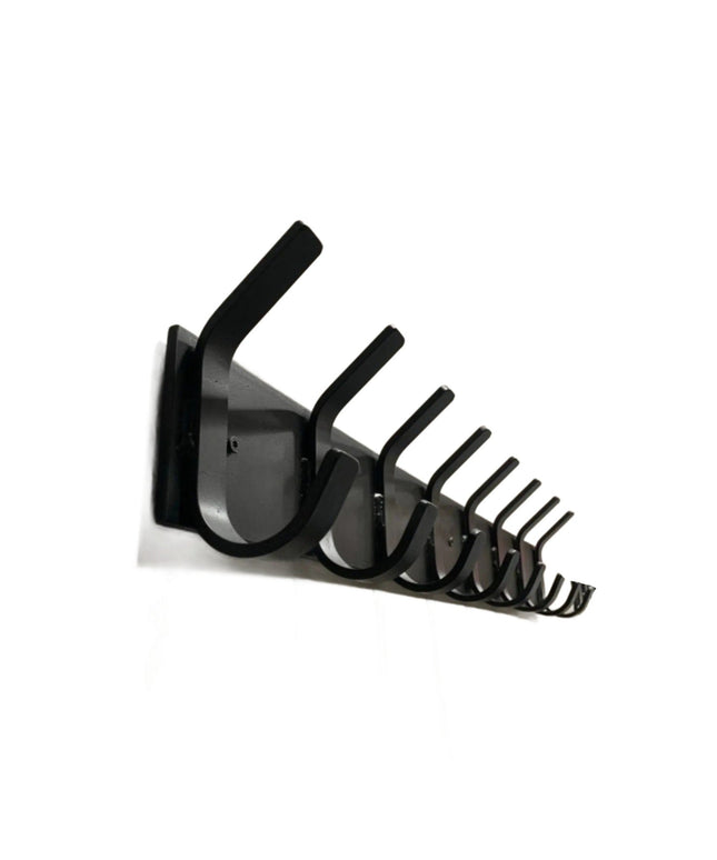 Riseform Wall Mounted Metal Coat Rack Coat Rack 10" Wall Mount Length Finish Clear Coat | Industrial Farm Co