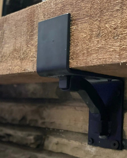 The Rustic Buffalo Support Bracket Brackets/Corbels 6.5" Depth x 6" Wall Mount Length.5 Finish Raw - Uncoated Metal | Industrial Farm Co