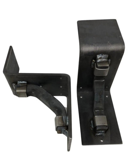 The Rustic Buffalo Support Bracket Brackets/Corbels 7" Depth x 7" Wall Mount Length Finish Raw - Uncoated Metal | Industrial Farm Co