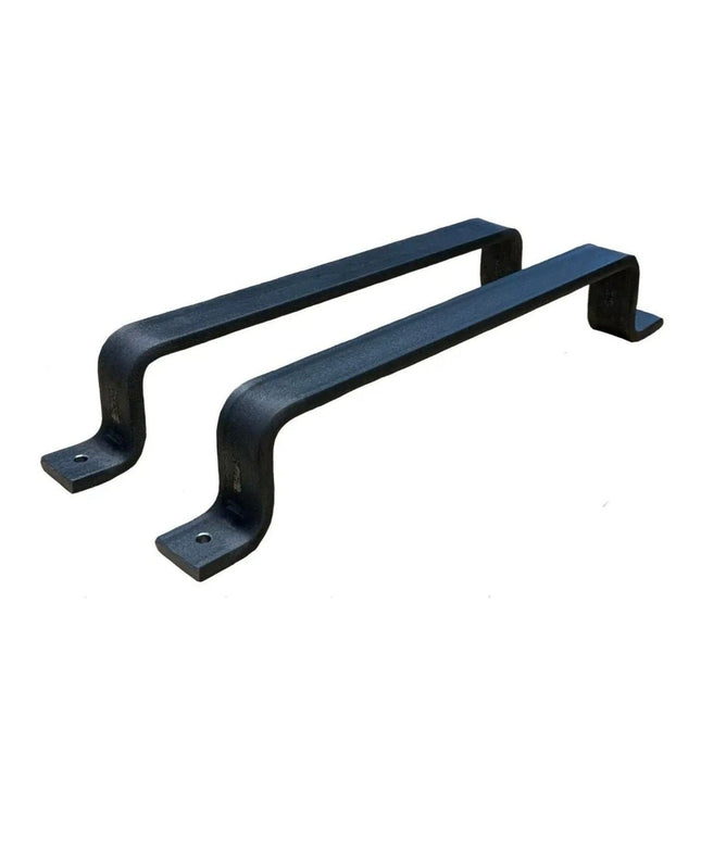 The Sagamore Hill Pull Door Handle/ Pull Silver Powder Coat   | Industrial Farm Co