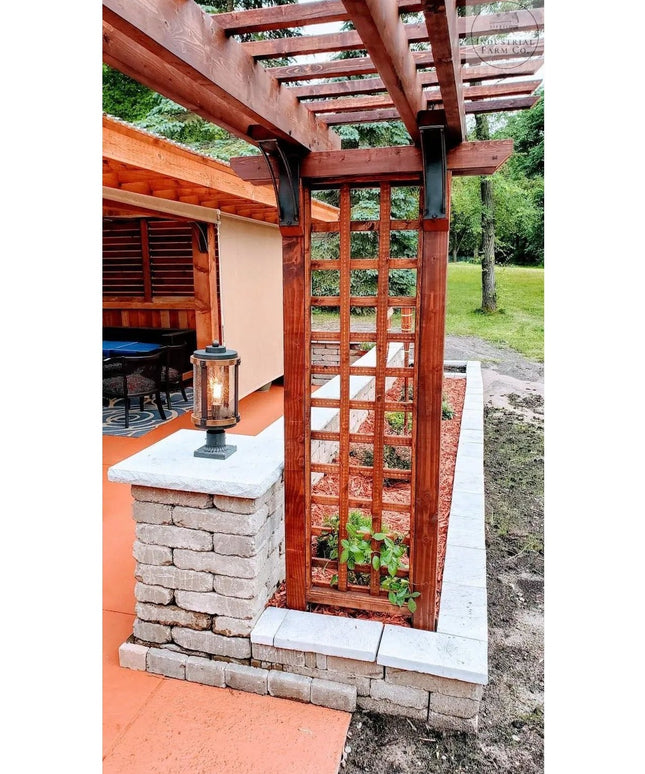 The Sawmiller Shelf Bracket Shelf Support 5" Depth x 5" Wall Mount Length Finish Raw - Uncoated Metal | Industrial Farm Co