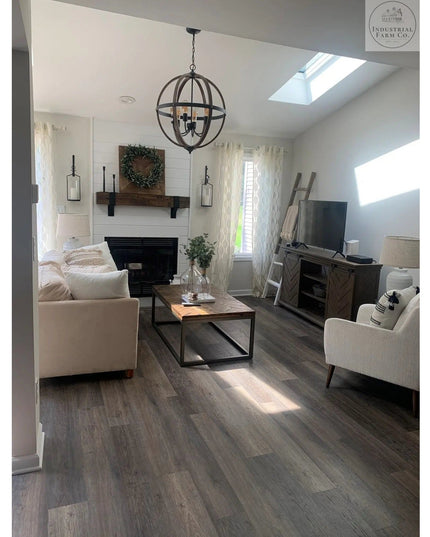 The Seneca Shelf Support Brackets/Corbels 6" Depth x 6" Wall Mount Length Finish Black Powder Coat | Industrial Farm Co