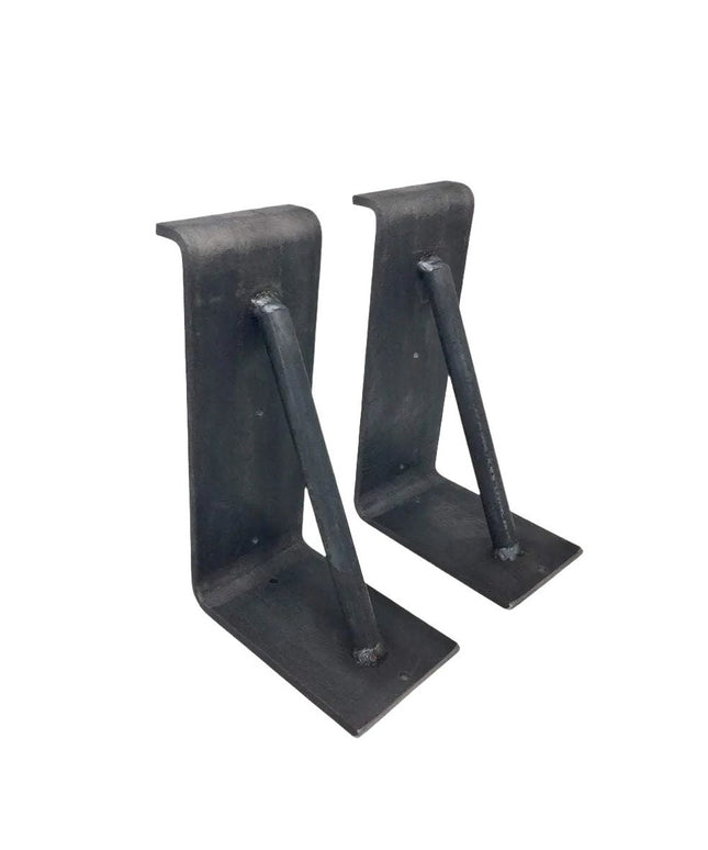 The Shaver Open Shelving Support Home & Garden 3"  Depth Finish Gold Powder Coat | Industrial Farm Co