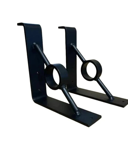 The Simon Decorative Support Bracket Brackets/Corbels 6" Depth x 6" Wall Mount Length Finish Gold Powder Coat | Industrial Farm Co