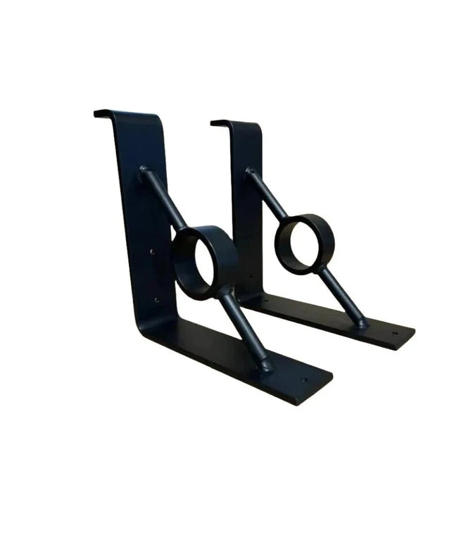 The Simon Decorative Support Bracket Brackets/Corbels 6" Depth x 6" Wall Mount Length Finish Gold Powder Coat | Industrial Farm Co