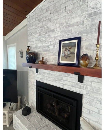 The Skaneateles Z Style Shelf Bracket Shelf Support 3"  Depth Finish Raw - Uncoated Metal | Industrial Farm Co