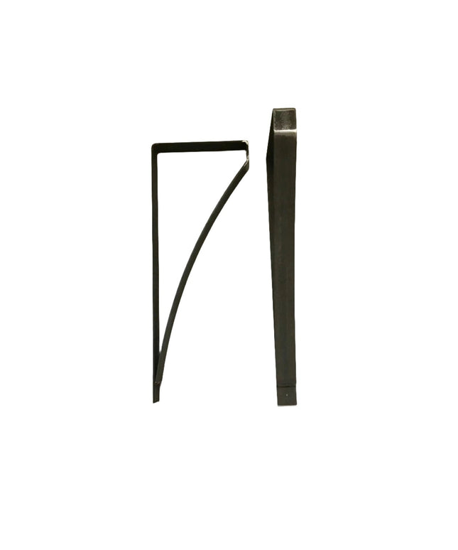 The Syracuse Countertop Supports Brackets/Corbels 8" Depth x 26" Wall Mount Length Finish Copper Powder Coat | Industrial Farm Co