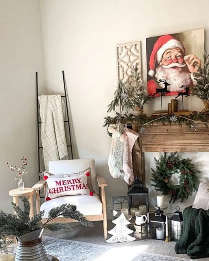 The Tapered Michael Farmhouse Ladder Decorative Ladder 5 ft Tall Finish Raw - Uncoated Metal | Industrial Farm Co