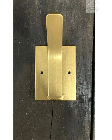 The Tator Wall Mounted Hook Hook Gold Powder Coat   | Industrial Farm Co
