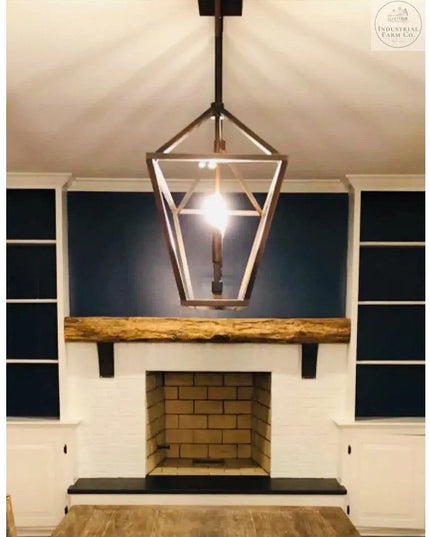 The Tipp Hill Mantel Support Brackets/Corbels 3" Depth x 8" Wall Mount Length Finish Silver Powder Coat | Industrial Farm Co