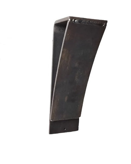 The Tipp Hill Mantel Support Brackets/Corbels 3" Depth x 10" Wall Mount Length Finish Copper Powder Coat | Industrial Farm Co