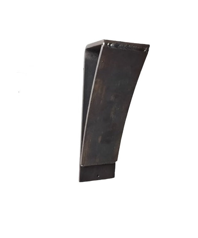 The Tipp Hill Mantel Support Brackets/Corbels 3" Depth x 10" Wall Mount Length Finish Copper Powder Coat | Industrial Farm Co