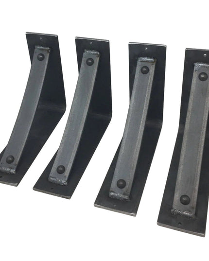 The Troy Shelf Support Shelf Support 5" Depth x 5" Wall Mount Length Finish Raw - Uncoated Metal | Industrial Farm Co