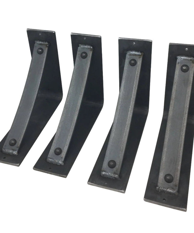 The Troy Shelf Support Shelf Support 5" Depth x 5" Wall Mount Length Finish Raw - Uncoated Metal | Industrial Farm Co