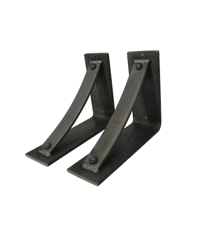 The Troy Shelf Support Shelf Support 5" Depth x 5" Wall Mount Length Finish Black Powder Coat | Industrial Farm Co