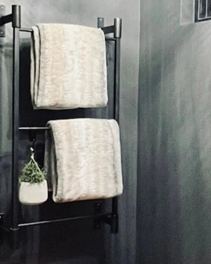 The Wall Mounted Ossit Ladder  2 Feet - 18" Wide Finish Clear Coat | Industrial Farm Co