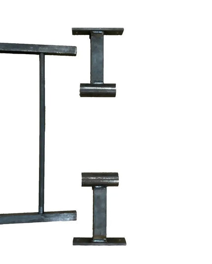 The Wall Mounted Ossit Ladder  3 Feet - 18" Wide Finish Black Powder Coat | Industrial Farm Co