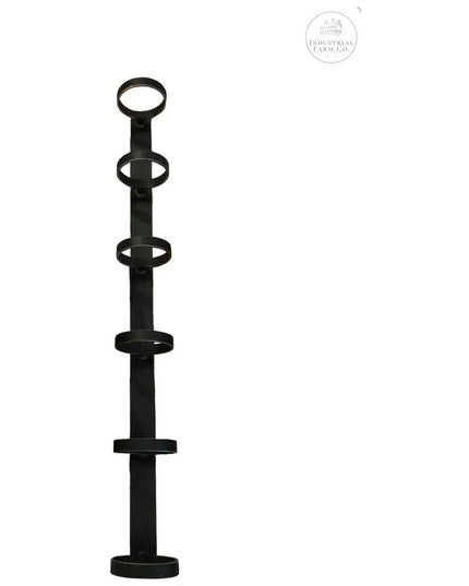 The Watertown Wall Mount Vertical Planter Plant Holder 24" Style 4" Pots | Industrial Farm Co