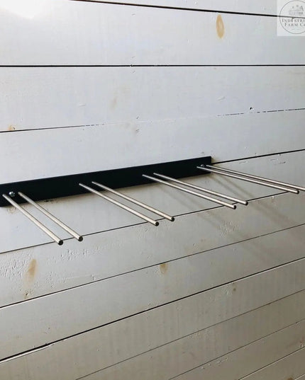 The White Plains Wine Glass Rack Wine Glass Rack    | Industrial Farm Co