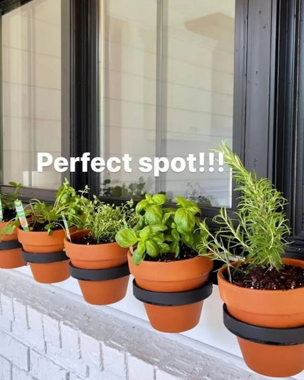 The Yonkers Horizontal Planter Plant Holder 24" Style 4" Pots | Industrial Farm Co