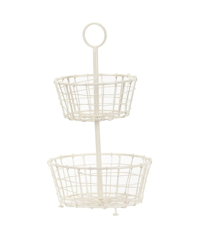 Arlen Tiered Metal Basket     | Industrial Farm Co
