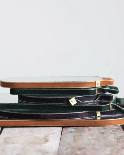 Velvet Edged Mirror Set     | Industrial Farm Co