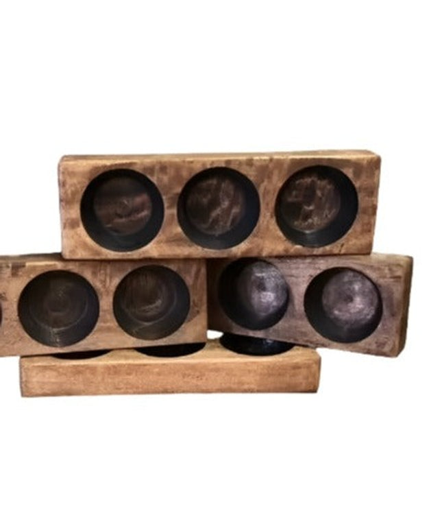 Wooden Cheese Mold  Two Hole Mold   | Industrial Farm Co