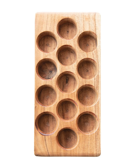 Acacia Wood Egg Tray     | Industrial Farm Co